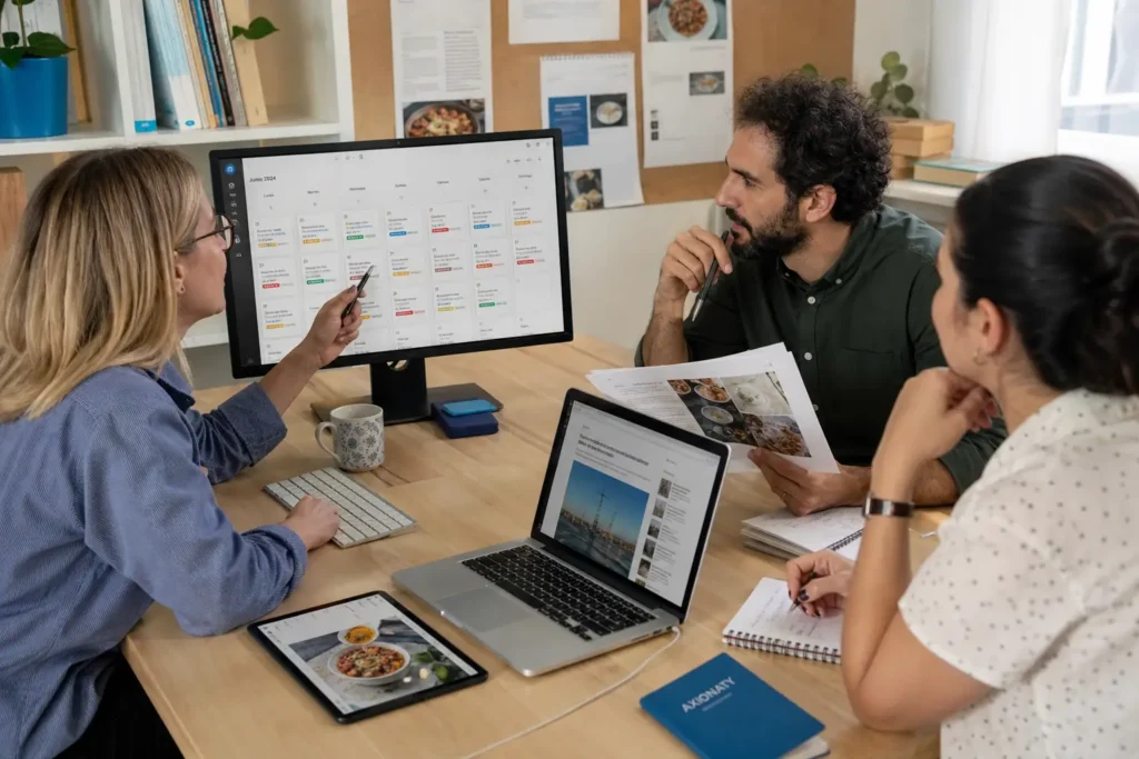 Estrategia editorial para blogs, recetas y noticias